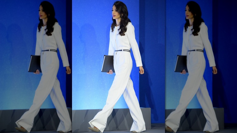 Amal Clooney in London in July 2019