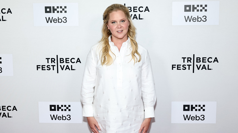Amy Schumer attends the "Room To Move" premiere during the 2025 Tribeca Festival at SVA Theater on June 11, 2025