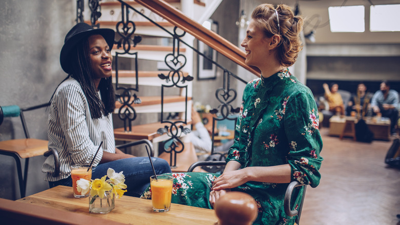 Women on date