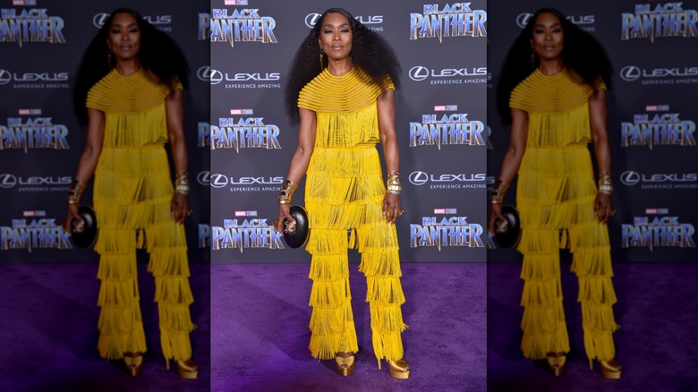 Angela Bassett at the World premiere of Marvel's 'Black Panther' January 2018