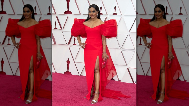 Angela Bassett attends the 93rd Annual Academy Awards 2021