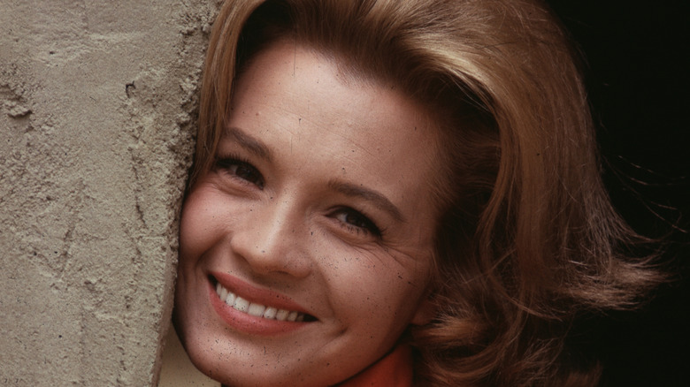 Angie Dickinson pictured smiling in 1962