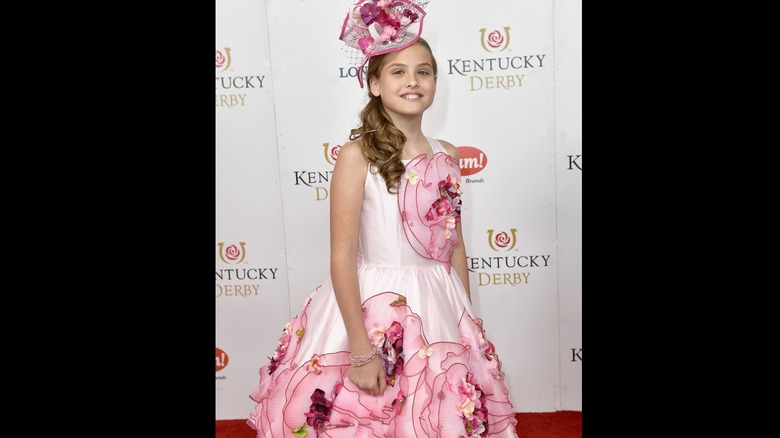 Dannielynn Birkhead at the Kentucky Derby in 2017