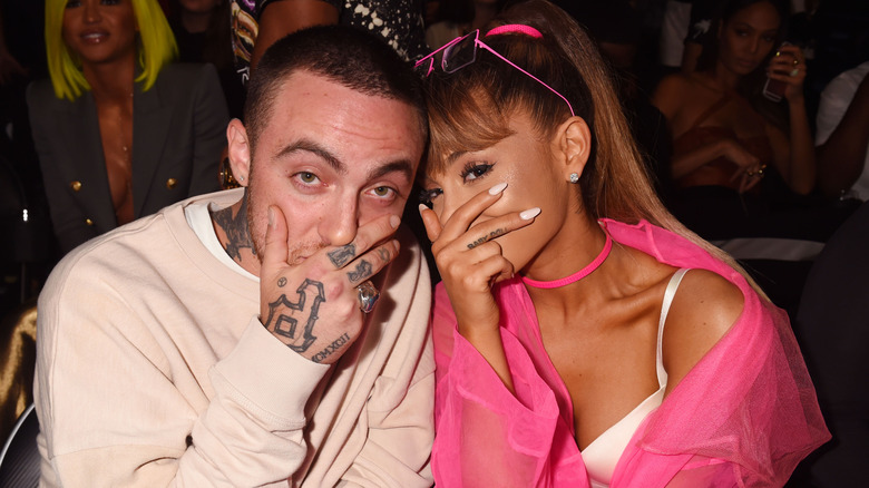 Ariana Grande and Mac Miller