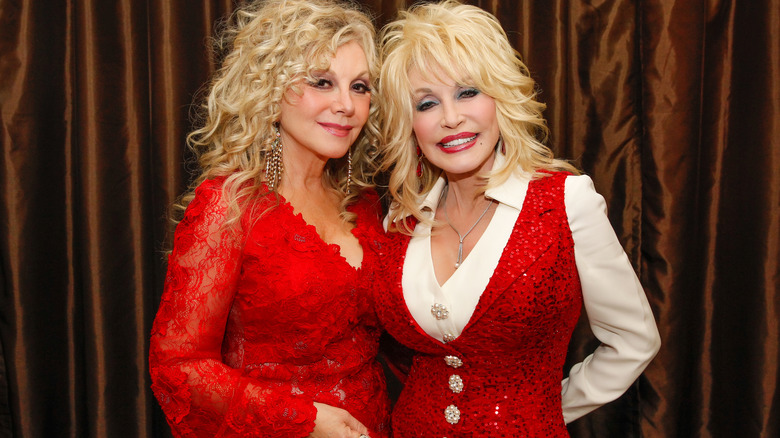 Stella and Dolly Parton pictured smiling together in 2014