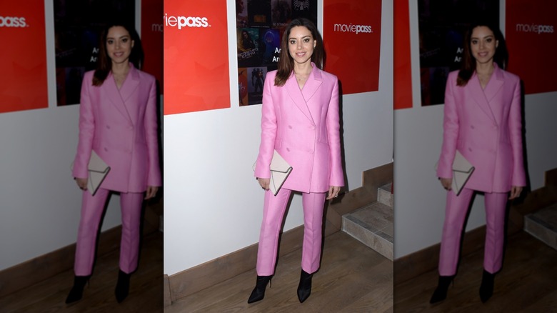 Aubrey Plaza in Park City, Utah January 2018