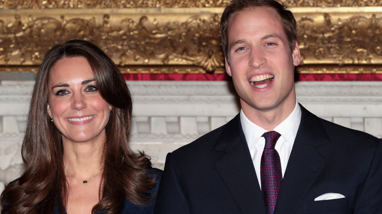 Kate Middleton and Prince William smile
