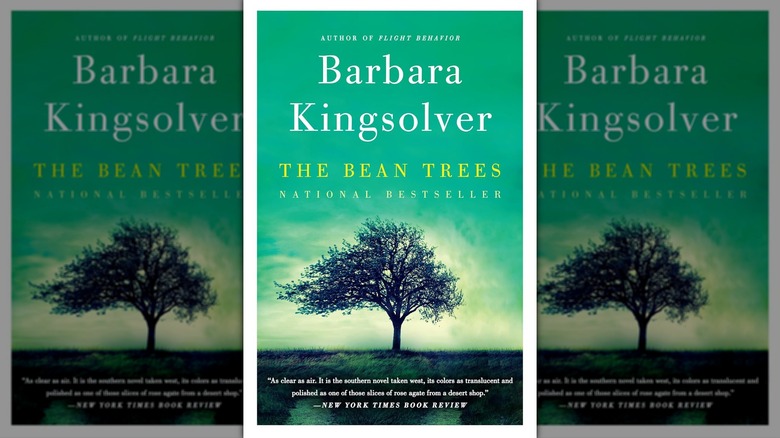 The front cover of The Bean Trees by Barbara Kingsolver