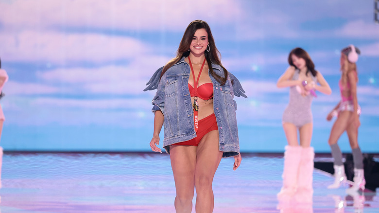 Barbie Ferreira at the Victoria's Secret fashion show