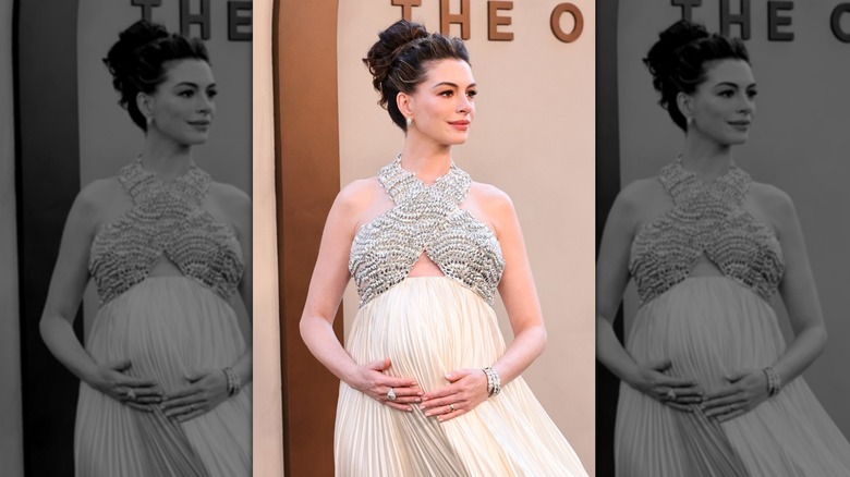 Anne Hathaway on the red carpet in 2026