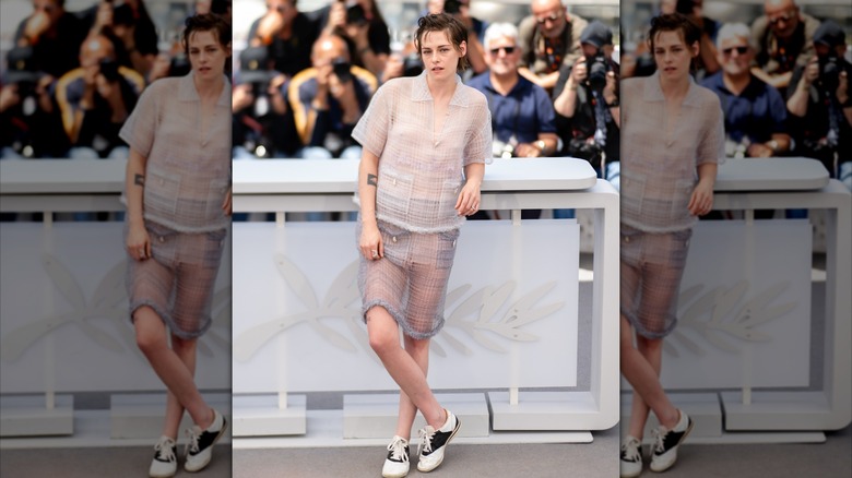 Kristen Stewart poses at the 79th annual Cannes Film Festival, 2026