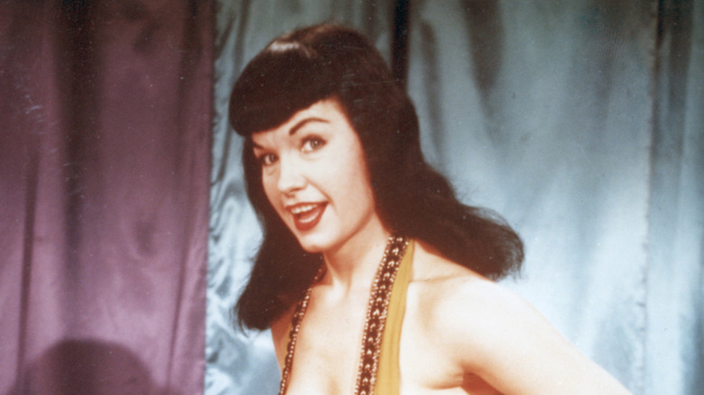 Bettie Page smiling