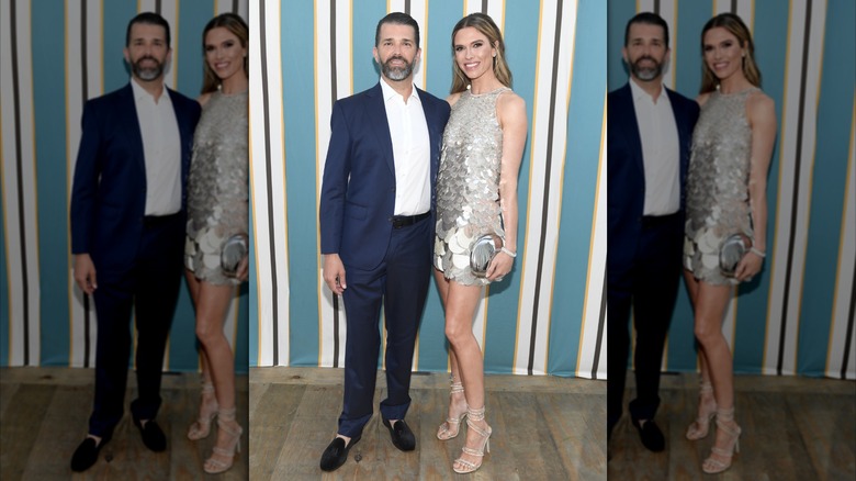 Bettina Anderson and Donald Trump Jr. at an event