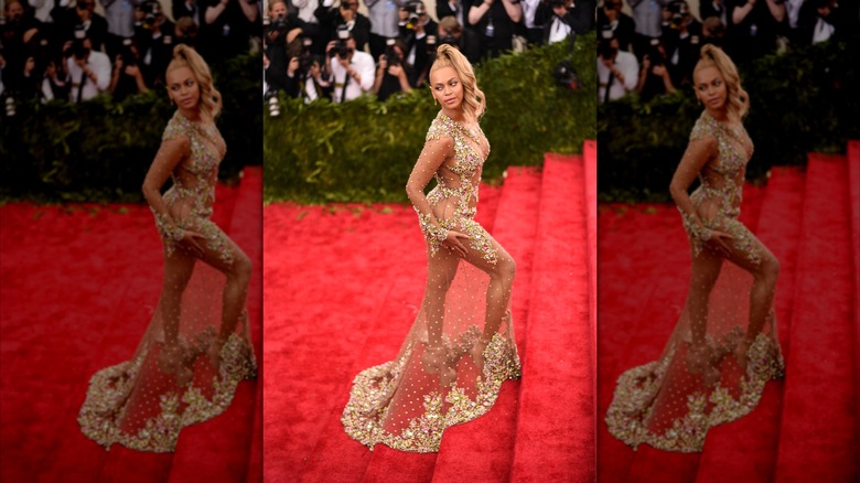 Beyonce at the Met Gala in 2015