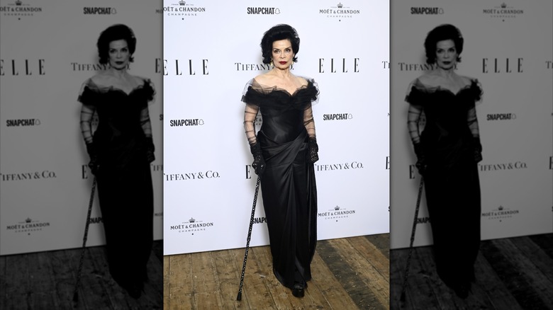Bianca Jagger on the red carpet in 2023