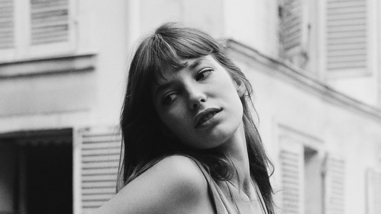 Jane Birkin sporting signature bangs