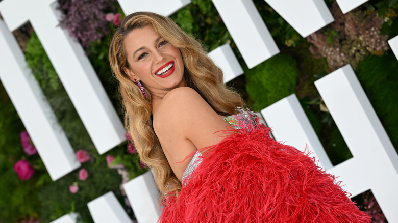 Blake Lively on red carpet