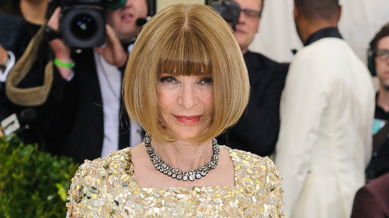 Anna Wintour at the Met Gala in 2017.
