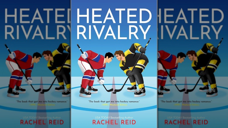 Cover of "Heated Rivalry" by Rachel Reid