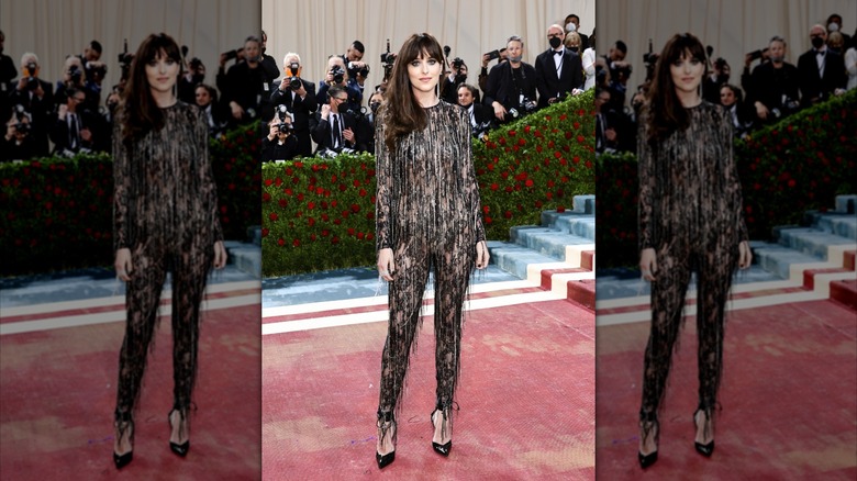 Dakota Johnson wearing a jumpsuit
