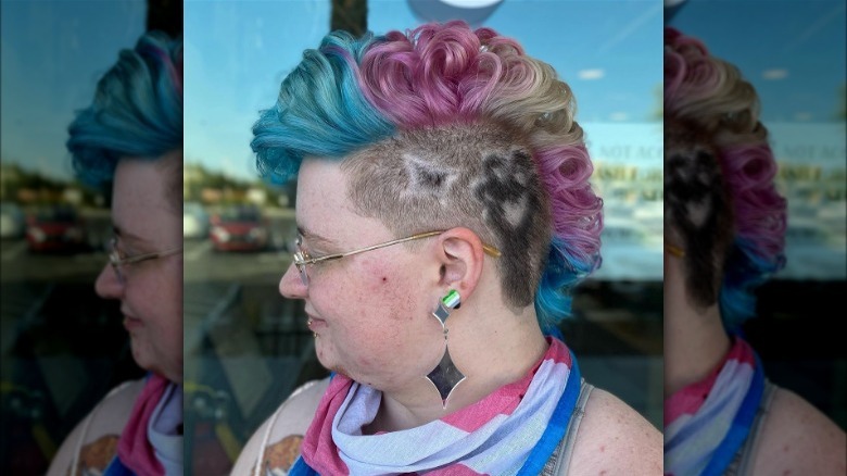 Trans inspired hair