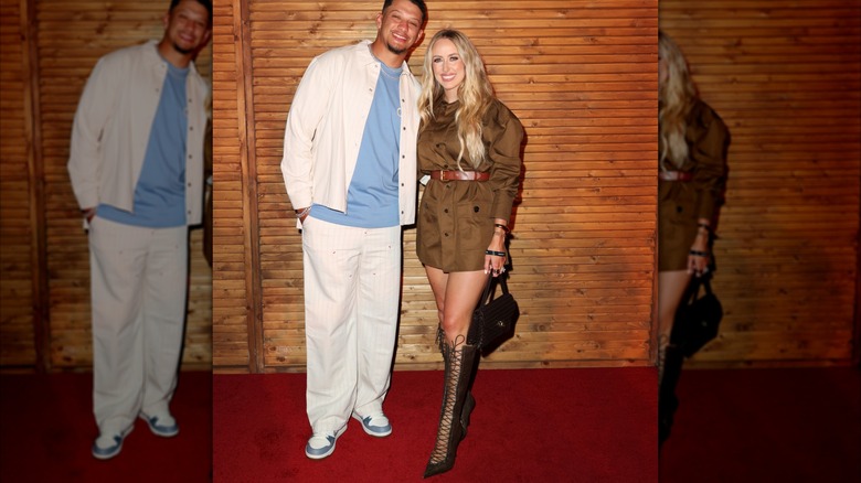 Patrick and Brittany Mahomes in Miami in May 2025