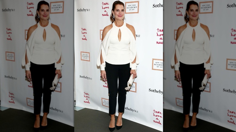 Brooke Shields at Sotheby's in October 2016