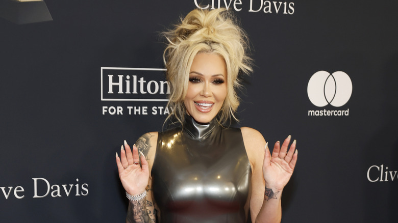 Bunnie Xo on the red carpet with an updo