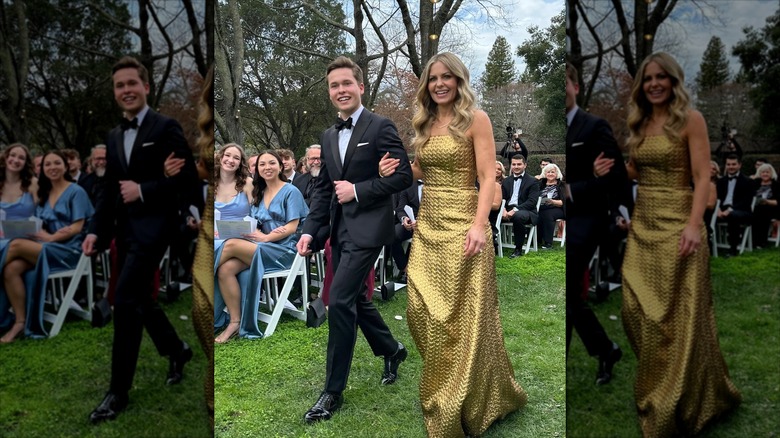 Candace Cameron Bure and her son Lev