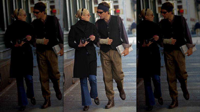 Carolyn Bessette Kennedy and John Kennedy Jr. in New York