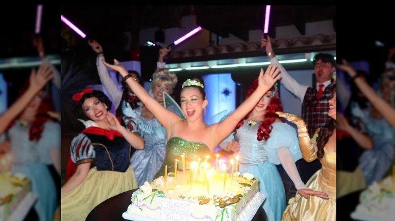 Billie Lourd dressed as Tinkerbell for her 33rd birthday