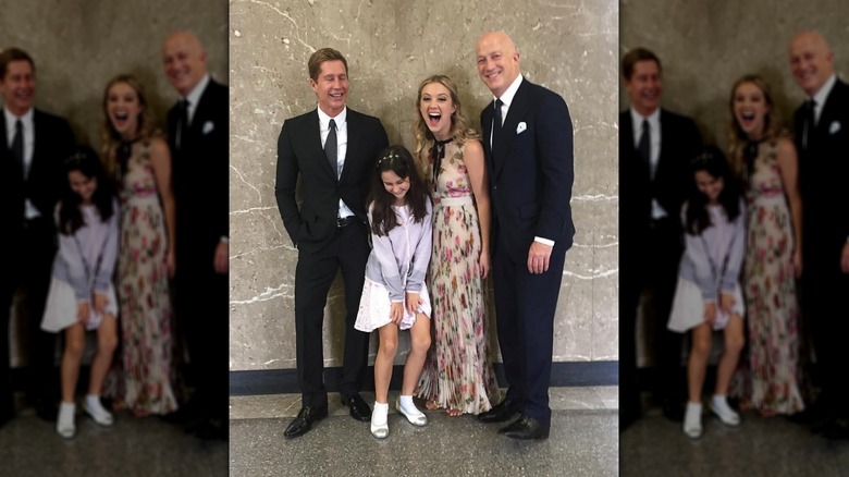 Billie Lourd, Bryan Lourd, and Bruce Bizzo