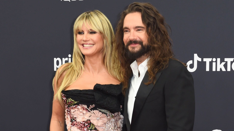 Heidi Klum and Tom Kaulitz, at the 2025 Bambi Awards at Bavaria Studios, in Munich, where she was an honoree.