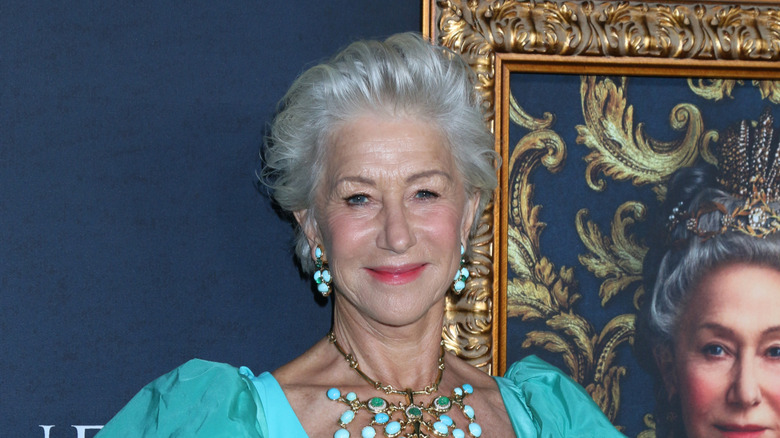 Helen Mirren on the red carpet