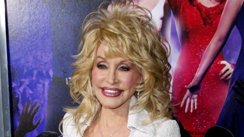 Dolly Parton smiling