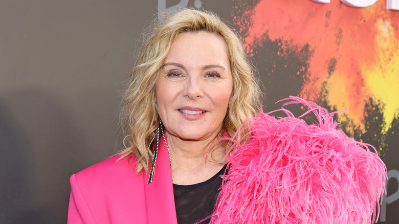Kim Cattrall smiling