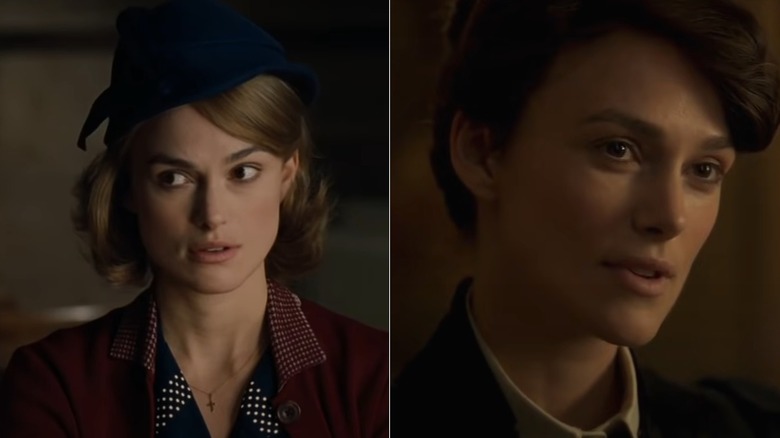 Keira Knightly wearing wigs