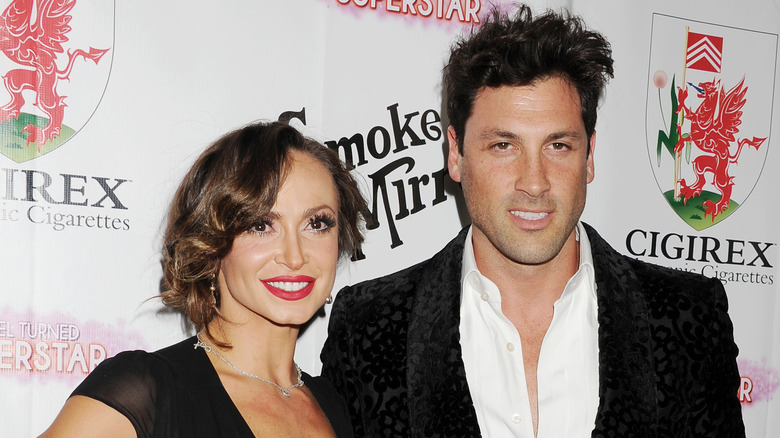 Maksim Chmerkovskiy with Karina Smirnoff 