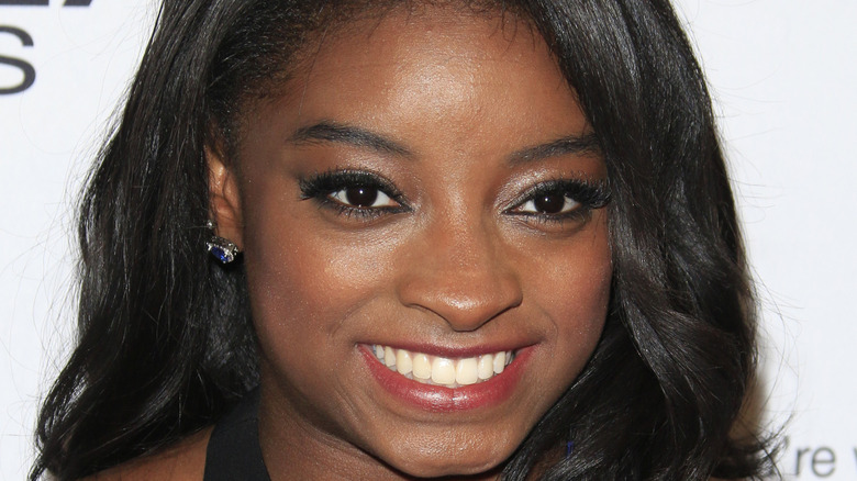Simone Biles close up