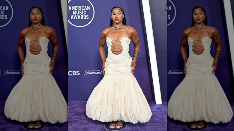 Jordan Chiles at 2025 AMAs