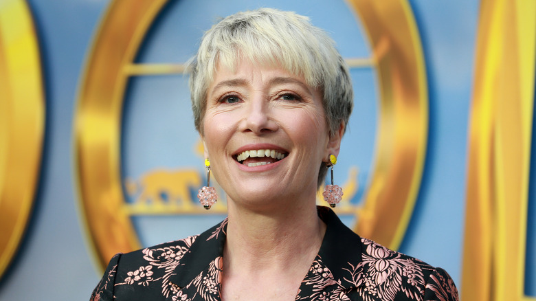 Emma Thompson smiling brightly