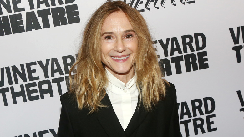 Holly Hunter on a red carpet