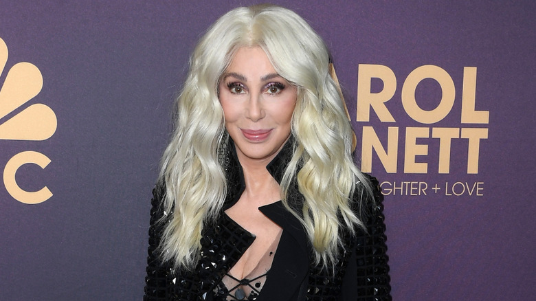 Cher with blonde hair