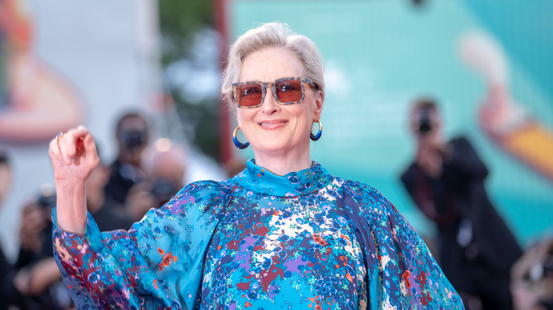 Meryl Streep on a red carpet