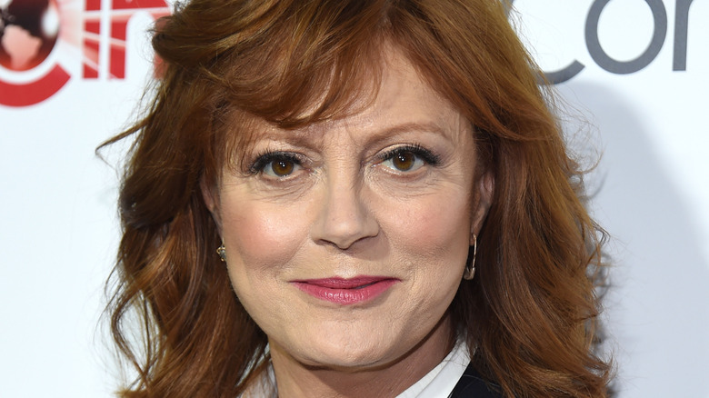 Susan Sarandon on a red carpet