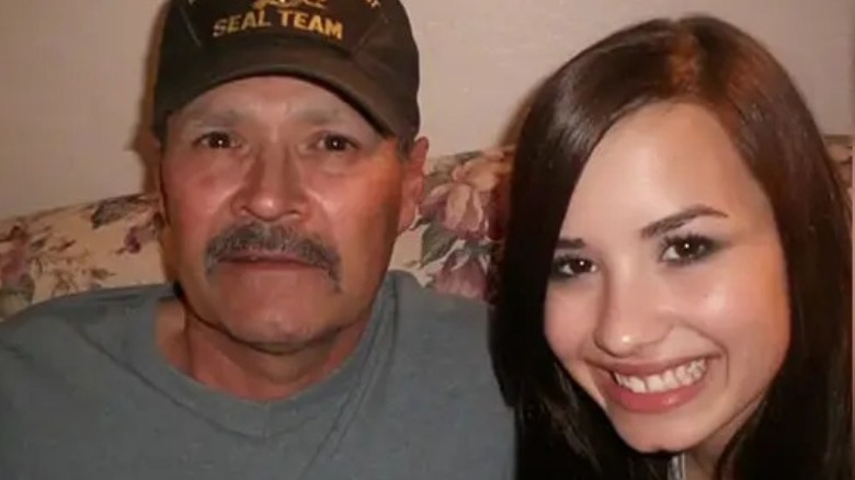 Demi Lovato and their dad