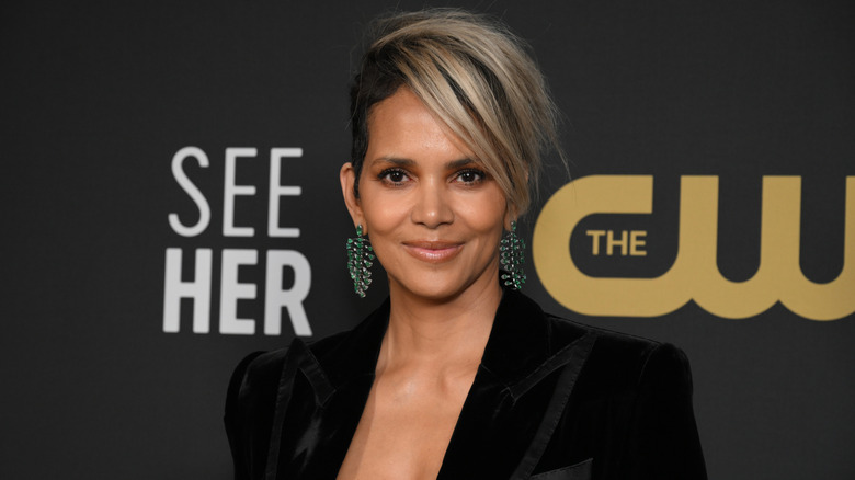 Halle Berry smiling