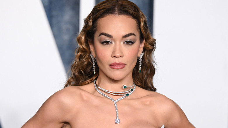 Rita Ora posing