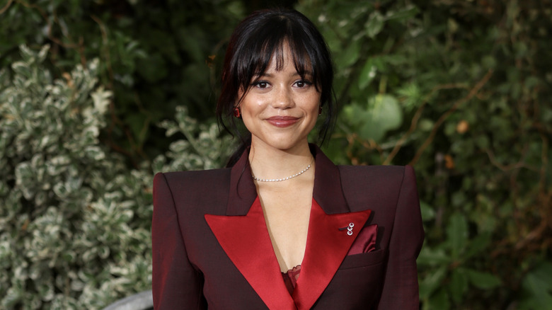 Jenna Ortega in London for Beetlejuice Beetlejuice photo call in August 2024