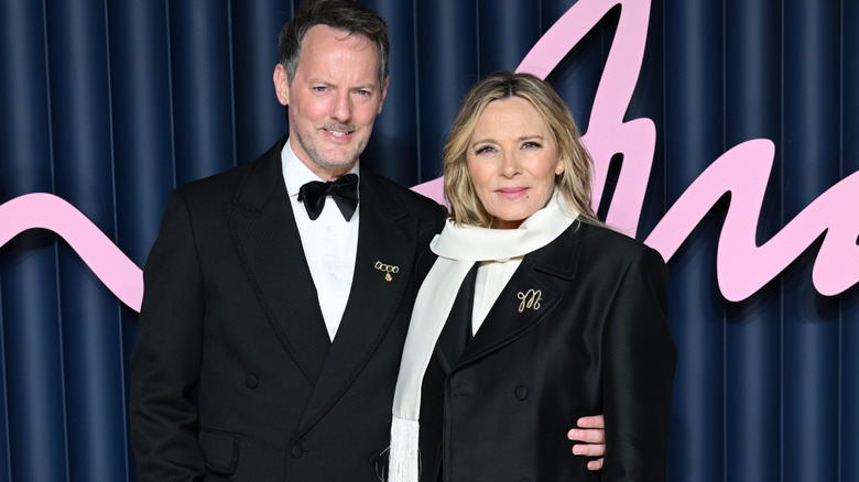 Russell Thomas and Kim Cattrall attend The Fashion Awards 2025 presented by Pandora at the Royal Albert Hall on December 01, 2025 in London